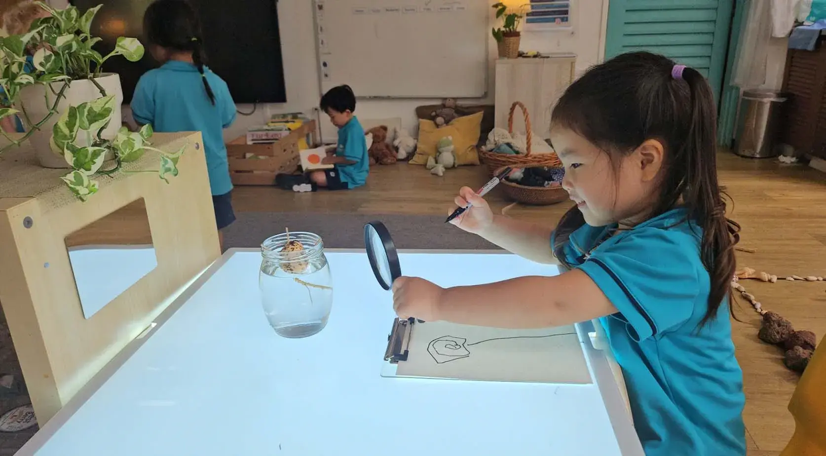 Child learning through play at Dover Court International School